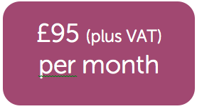 Image showing the price of the Start Up package.  £95 plus VAT per month.